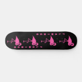 Pink Flamingo anpassen Skateboard (Horizontal)