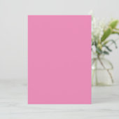 Pink Flamingo Baby Dusche Einladung (Stehend Vorderseite)