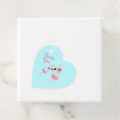 Pink Flamingo Baby Dusche Geschenkanhänger (Beispiel)