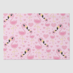 Pink Flamingo Baby Dusche Seidenpapier