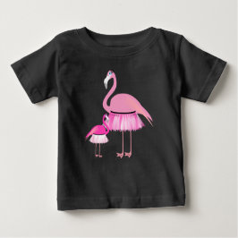 Pink Flamingo - Baby Fine Jersey T - Shirt 