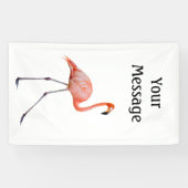 Pink Flamingo Banner (Horizontal)
