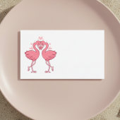 Pink Flamingo Beach Tropical  Wedding Escort Platzkarte