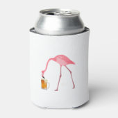 Pink Flamingo Beer Lover Dosenkühler (Kanne Vorderseite)