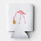 Pink Flamingo Beer Lover Dosenkühler (Rückseite)