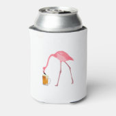 Pink Flamingo Beer Lover Dosenkühler (Kanne Rückseite)