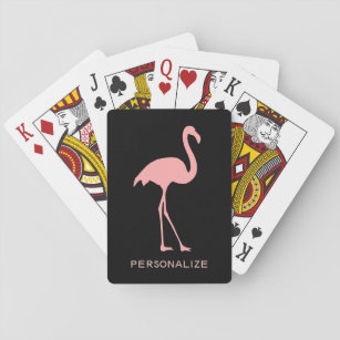 Pink flamingo benutzerdefiniertes Kartenspiel Spielkarten