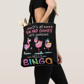 Pink Flamingo Bingo Funny Gift Art Tasche (Von Nahem)