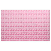 Pink Flamingo Bird Flamingos Personalisierter Name Stoff (Yard (91,4 cm))