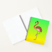 Pink Flamingo Bird Lineart-57567 Coffee Mug Notizblock (Innenseite)