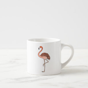 Pink Flamingo Bird Lineart-57667 Espressotasse