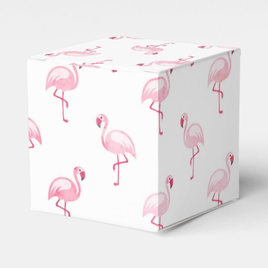 Pink Flamingo Birthday Party Pattern Geschenkschachtel (Vorderseite)
