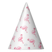 Pink Flamingo Birthday Party Pattern Partyhütchen (Links)