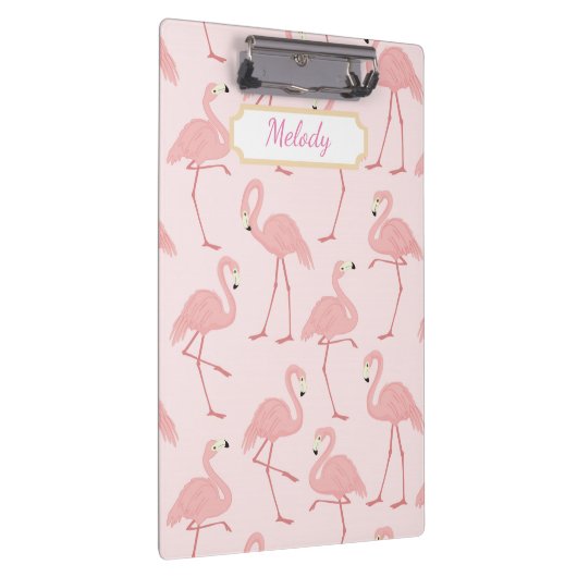 Pink Flamingo Bliss Klemmbrett (Rechts)