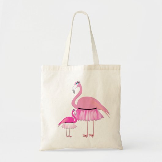 Pink Flamingo Budget Tasche (Vorne)