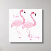 Pink Flamingo Canvas Print Leinwanddruck (Vorderseite)