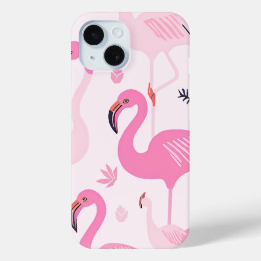 Pink Flamingo Case-Mate iPhone Hülle (Rückseite)