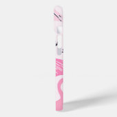 Pink Flamingo Case-Mate iPhone Hülle (Rückseite / Links)