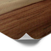 Pink Flamingo Celebrate Party Whimsical Bird Poster (Ecke)