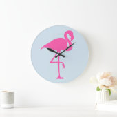 PINK FLAMINGO CLOCK GROßE WANDUHR (Zuhause)