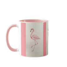 Pink Flamingo Coffee Tasse