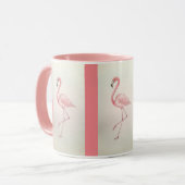 Pink Flamingo Coffee Tasse (Vorderseite Links)
