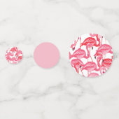 Pink Flamingo Confetti mit passendem Tableware Konfetti (Rückseiten)