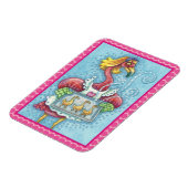 PINK FLAMINGO COOKIES, POLKA DOT MAGNET (Linke Seite)