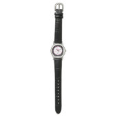 Pink Flamingo Custom Classic Watch Armbanduhr (Flach)