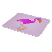 Pink Flamingo Cutting Board - individuell einstell Schneidebrett (Ecke)