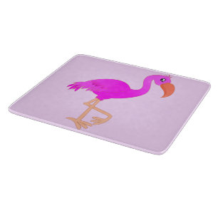 Pink Flamingo Cutting Board - individuell einstell Schneidebrett