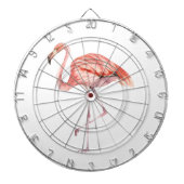 Pink Flamingo Dartscheibe (vorne)