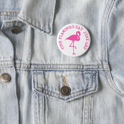 PINK FLAMINGO DAY JUNE 23. BUTTON (Beispiel)