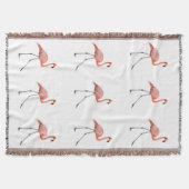 Pink Flamingo Decke (Vorderseite)