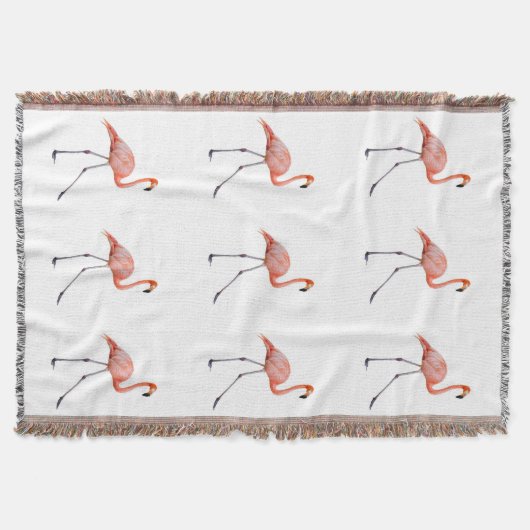 Pink Flamingo Decke (Vorderseite)