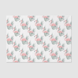 Pink Flamingo (Design 63 Pink Serie) Seidenpapier