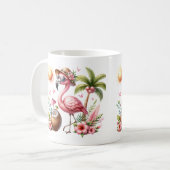Pink Flamingo Design Kaffeetasse (Vorderseite Links)