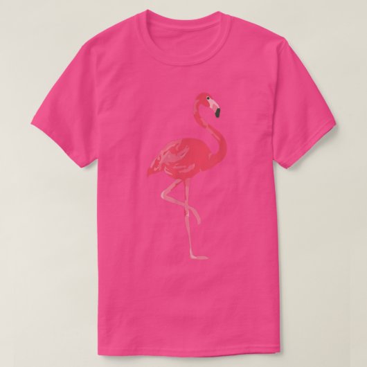 Pink Flamingo Design T-Shirt (Design vorne)