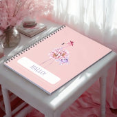 Pink Flamingo - Eine Touch tropischer Eleganz Notizblock