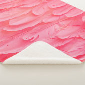 Pink Flamingo Feathersflamingo,feather,pink,textur Sherpadecke (3/4)