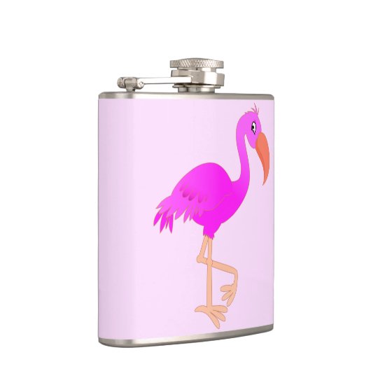 Pink Flamingo Flachmann (Rechts)
