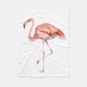 Pink Flamingo Fleecedecke