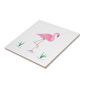 Pink Flamingo Fliese (Seite)