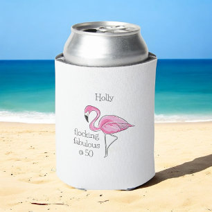 Pink Flamingo Flocking Fabelhaft bei 50 Custom Dosenkühler