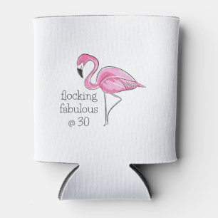Pink Flamingo Flocking Fabulous bei 30 Dosenkühler