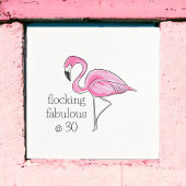 Pink Flamingo Flocking Fabulous bei 30 Serviette
