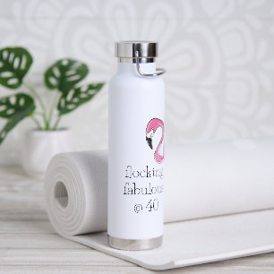 Pink Flamingo Flocking Fabulous bei 40 Trinkflasche