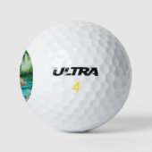 Pink Flamingo Florida Golfball (Logo)