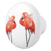 Pink Flamingo Florida Wohngestaltung Keramikknauf (Rechts)