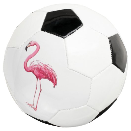 Pink Flamingo Fußball (Dreiviertel)